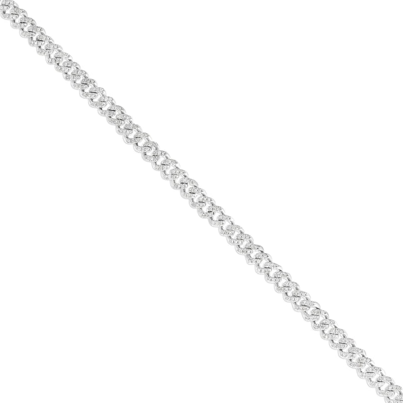 Diamond Cuban Chain | 10K GOLD 2.40CTW | 3MM | 5 Color Options Available | Two Tone Available