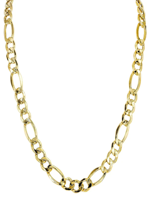 Womens Solid Figaro Chain 10K/14K - Yellow Gold