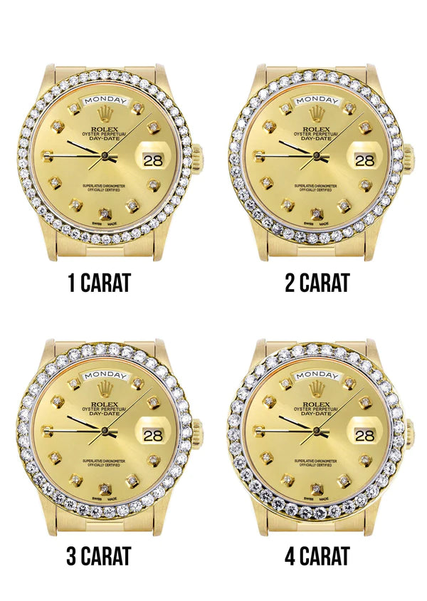 Rolex Day-Date Presidential | Model 18238 | 18K Yellow Gold | 36MM | Gold Diamond Dial