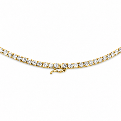 Lab Diamond Tennis Bracelet | 10K Yellow Gold | 1.15Cts  7"