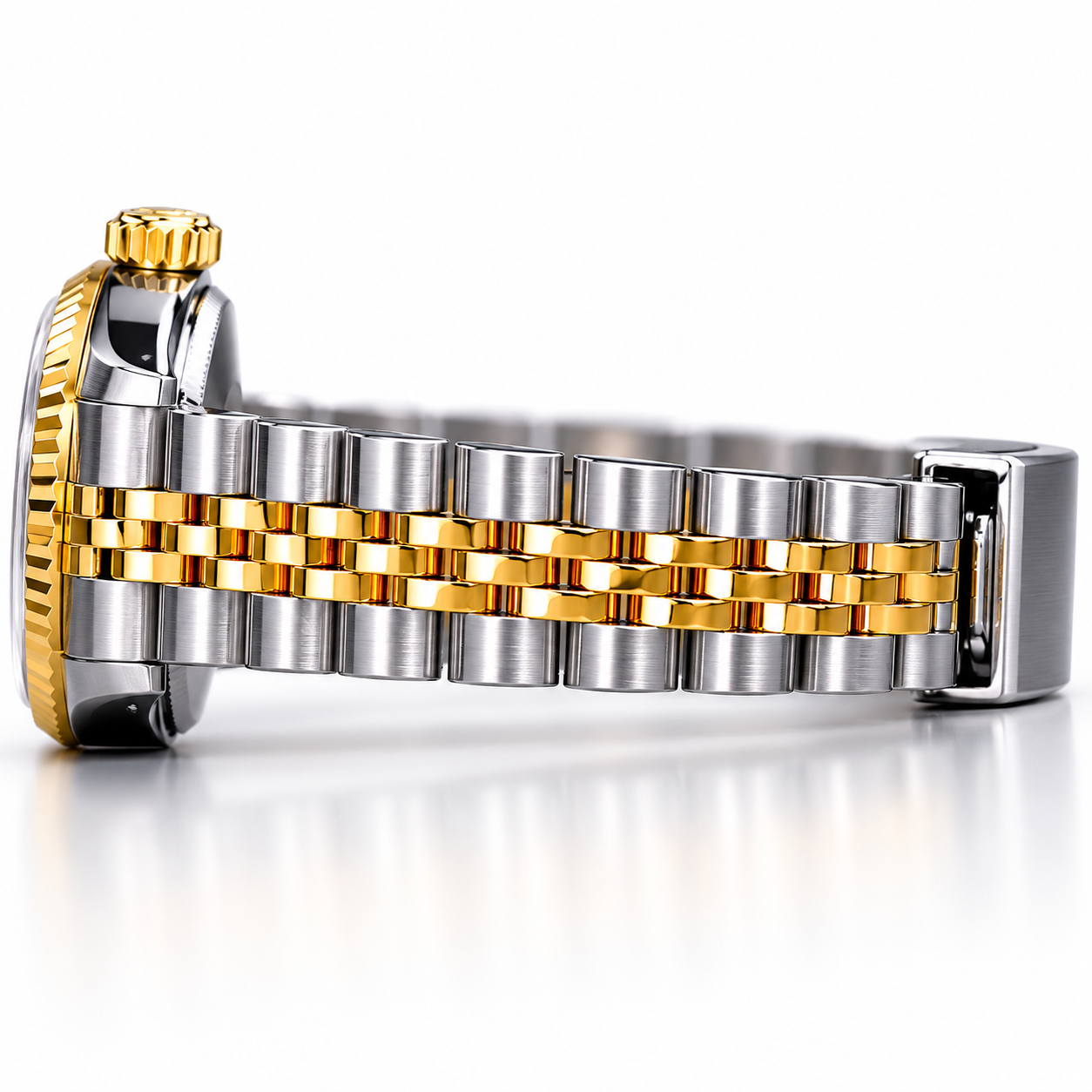 Rolex DateJust 16233 | 36MM | Diamond Champagne Dial | Two Tone | Jubile Band B & P