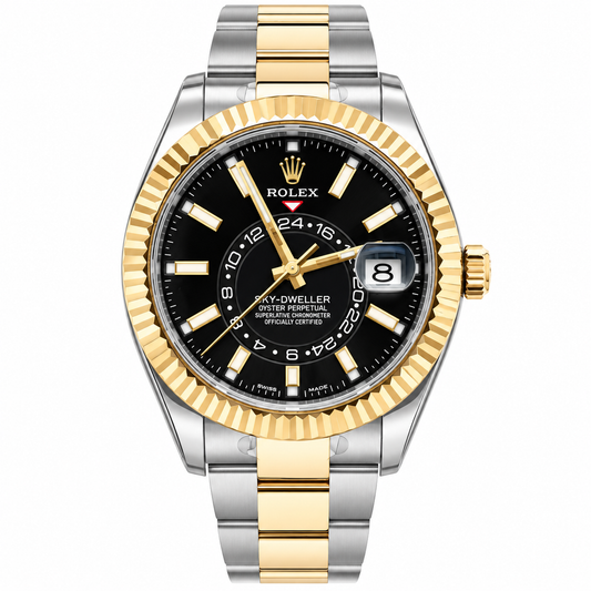Rolex Sky-dweller Watch Two-tone Oyster Bracelet 2019 Box & Card 336933