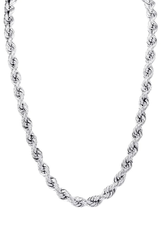 Gold Chain mens Hollow Rope Chain 10K Gold
