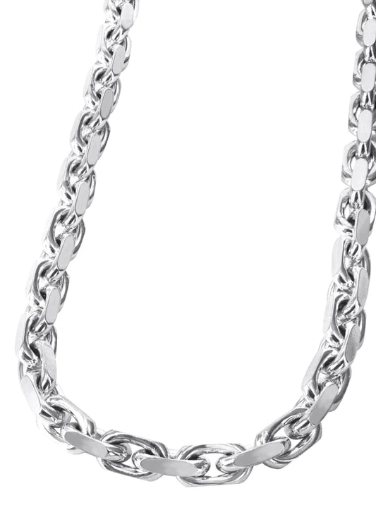 Solid Hermes Link 10K/14K - White Gold