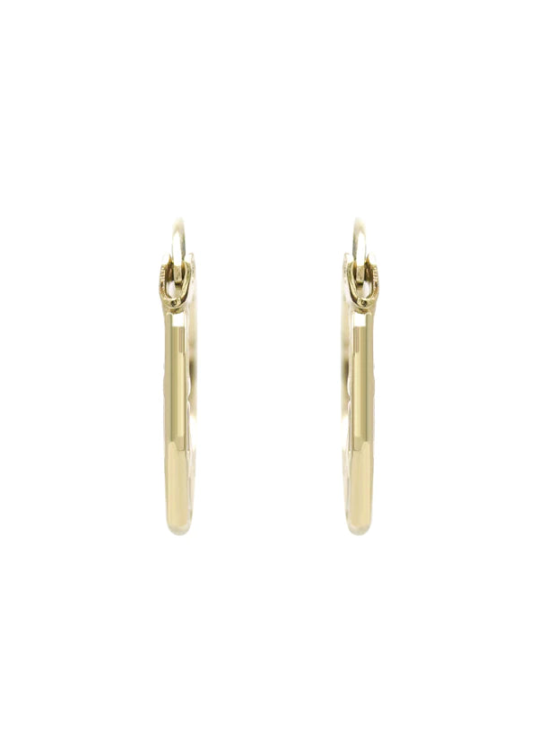 10K Womens Gold Hoop Earrings | 1.7MM | 1.7MM