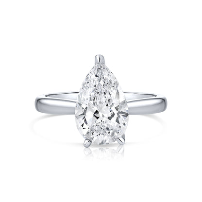 2.54CT E VS1 Pair Lab Grown Diamond Engagement Ring 14kt