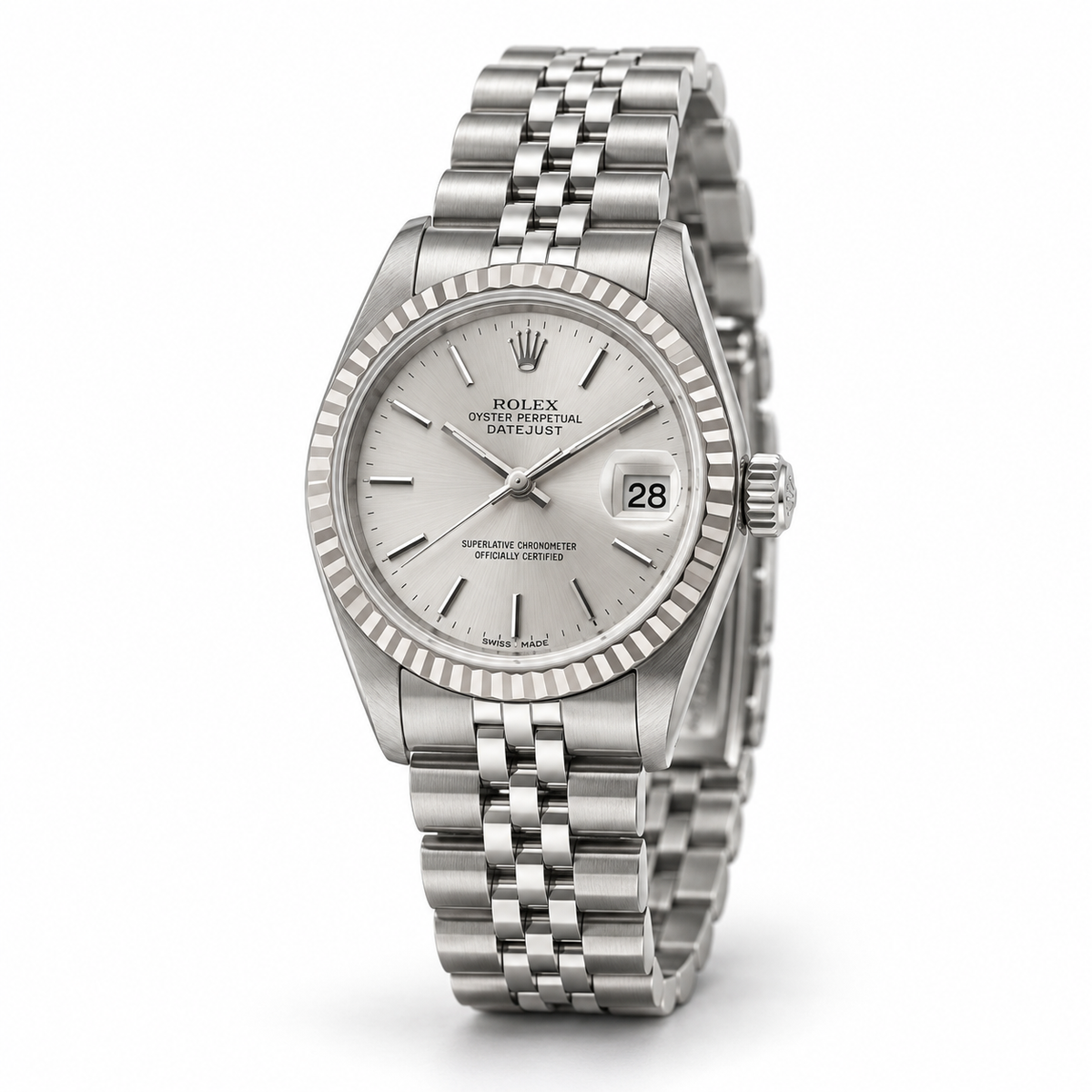 Rolex Lady-Datejust 26MM Silver Dial With Stainless Steel Jubilee Bracelet