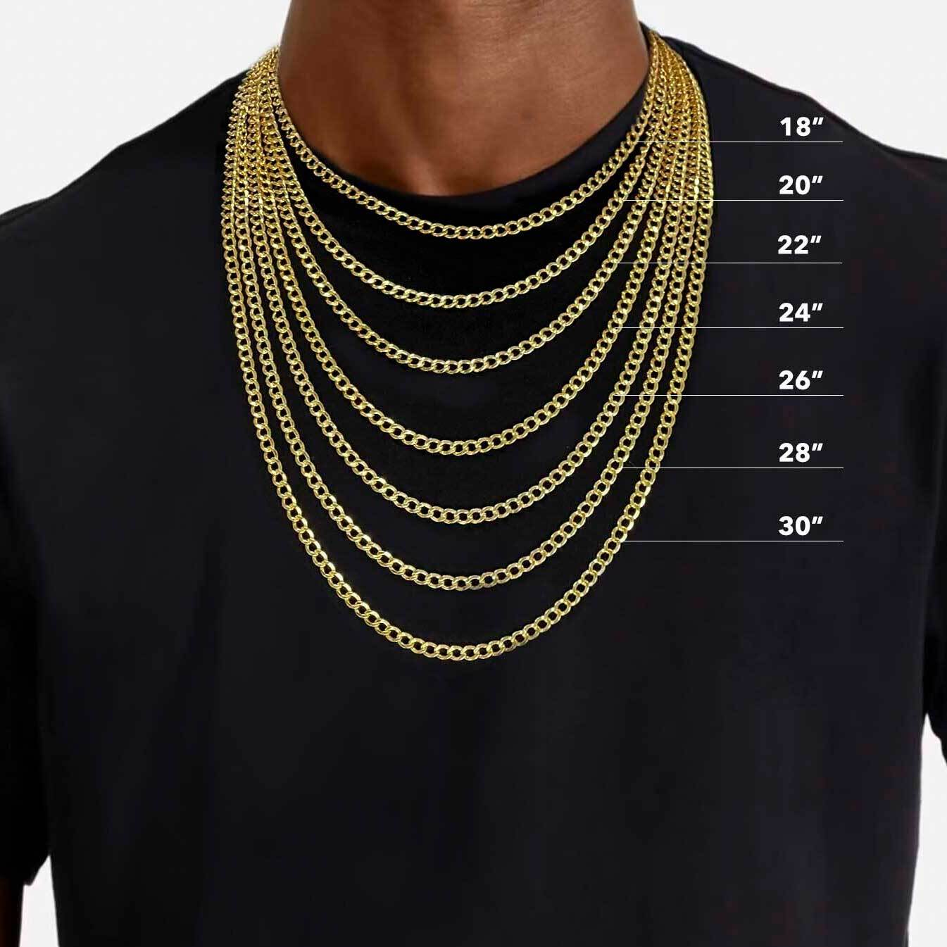 Valentino Link Chain Necklace 14K Tri-Color Gold