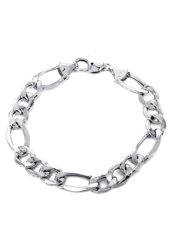 Hollow yellow figaro bracelet