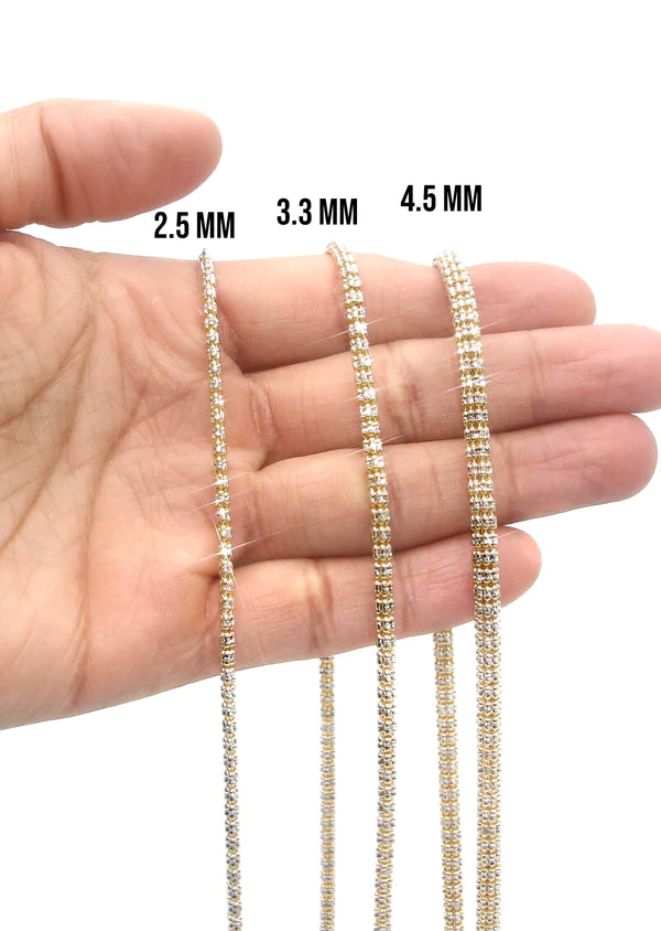 Ice Chain 10K/14K - Yellow Gold