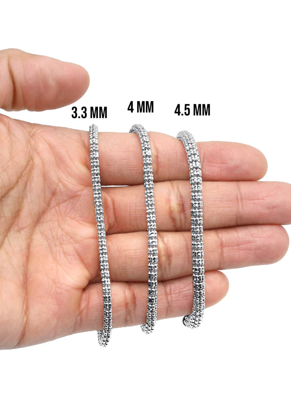 Ice Bracelet 10K/14K - White Gold